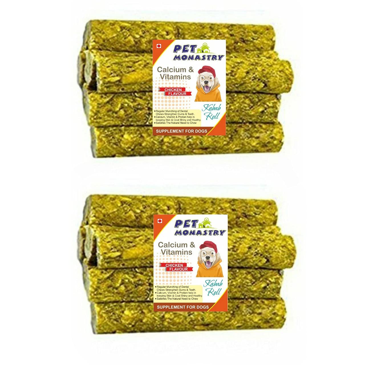 Pet Monastry Chicken Flavour Kabab Roll Chew Rolls for Dogs (Pack of 2 Kgs) (B098SS5XG1) Amazon Price History, Amazon Price Tracker