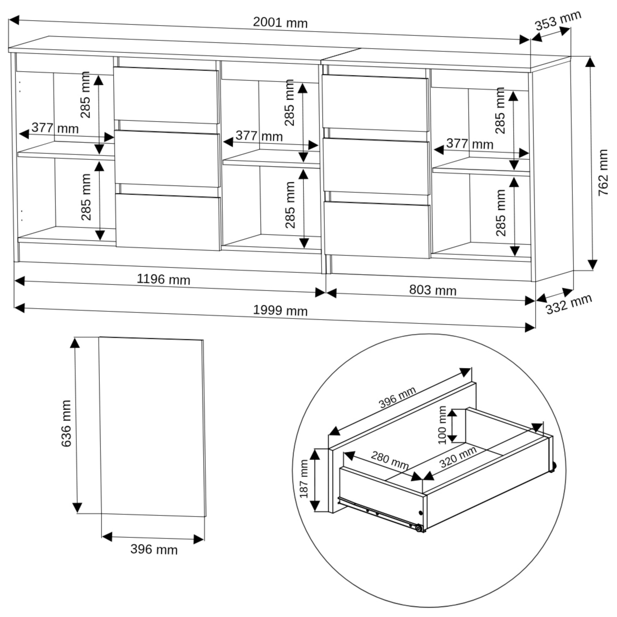 KOMODA R-200-S6 BIALY