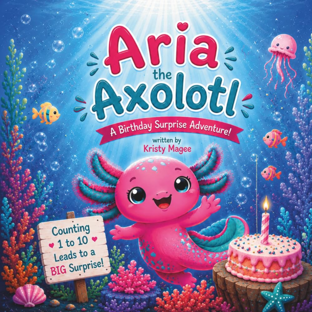 Aria the Axolotl: A Birthday Surprise Adventure