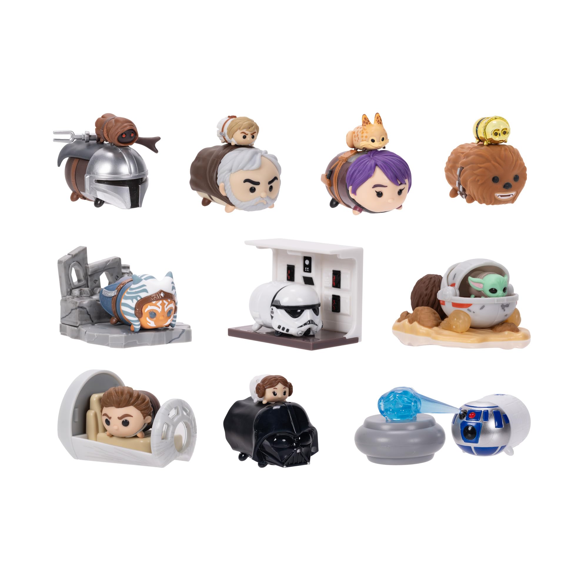 Amazon.com: Disney Tsum Tsum Starwars Mini Figures Story Sets in