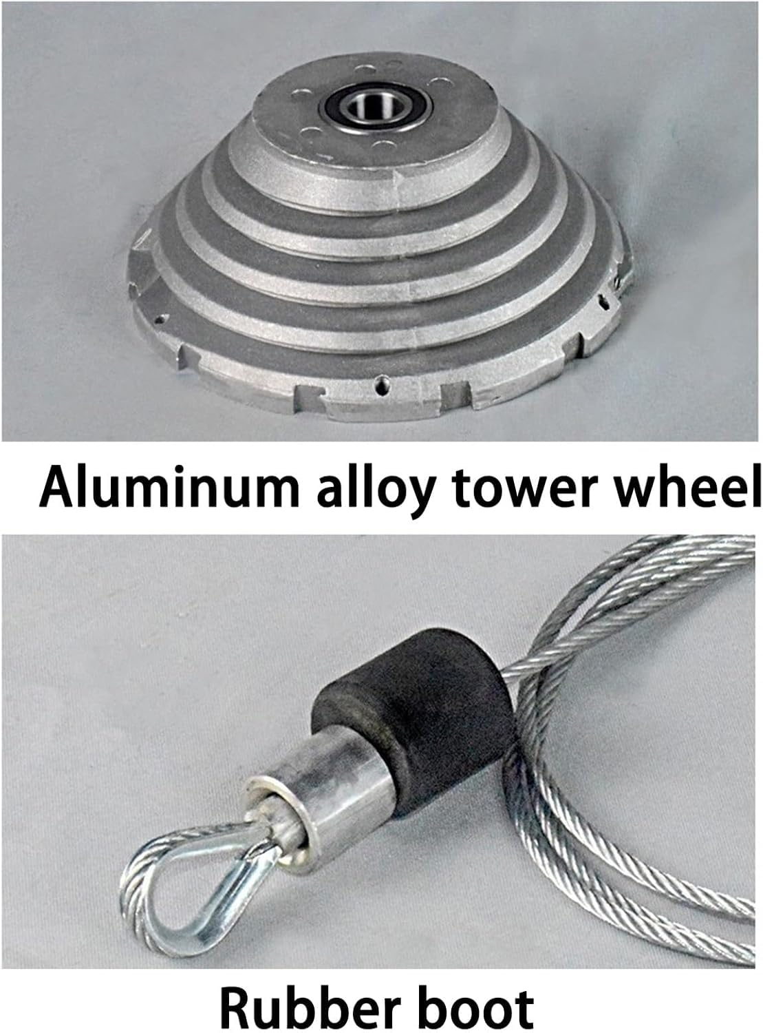 Equilibrador Equilibrador con Gancho y suspensión de Cable de Acero Equilibrador de Resorte, Ayuda Multifuncional (Tamaño: 5-9 kg)