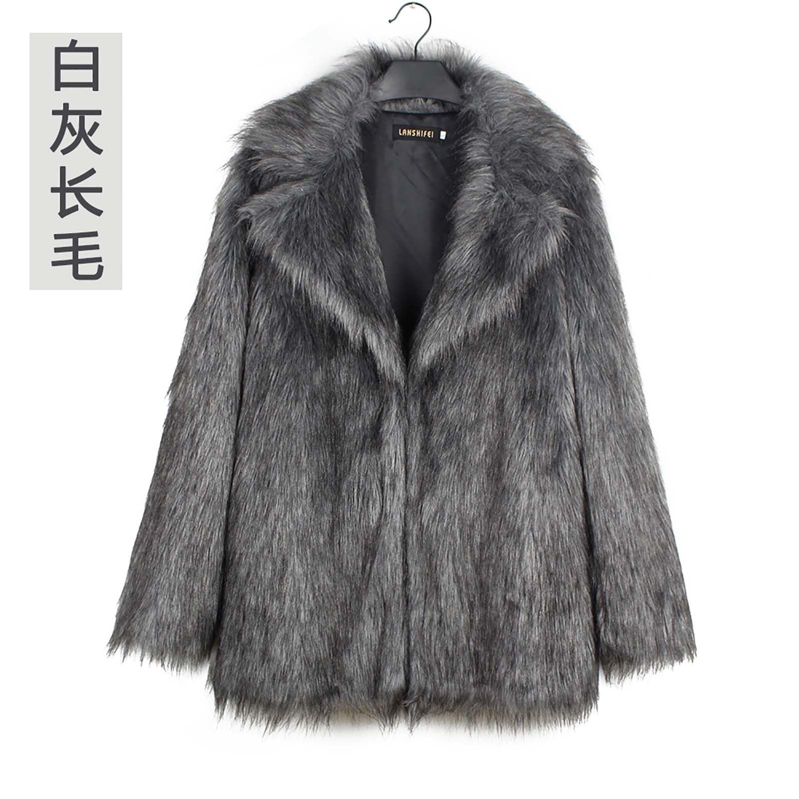 Giubbotto Donna in Pelliccia Sintetica Cappotto In Pile Donna Ecopelliccia Inverno Caldo Cappotto Shaggy Corto Parka Cappotti Giacche Piumino