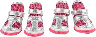 2 Peças Botas Respiráveis para Cães e Protetores de Patas Botas Antiderrapantes Respiráveis ajustáveis leves Sapatos de Cachorro Protetor de Pata para Cachorro