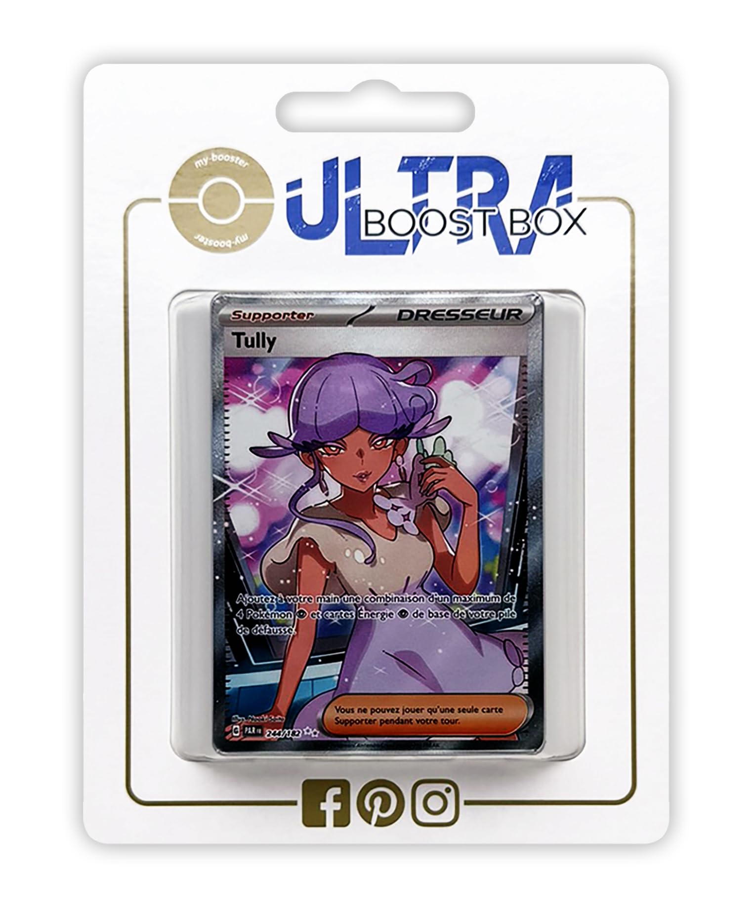 Tully (Tulip) 244/182 Shiny Full Art - Ultraboost X Écarlate et Violet 4