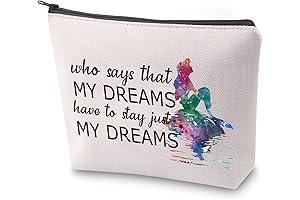 Mermaid Cosmetic Bag For Women Disney Ariel Fans