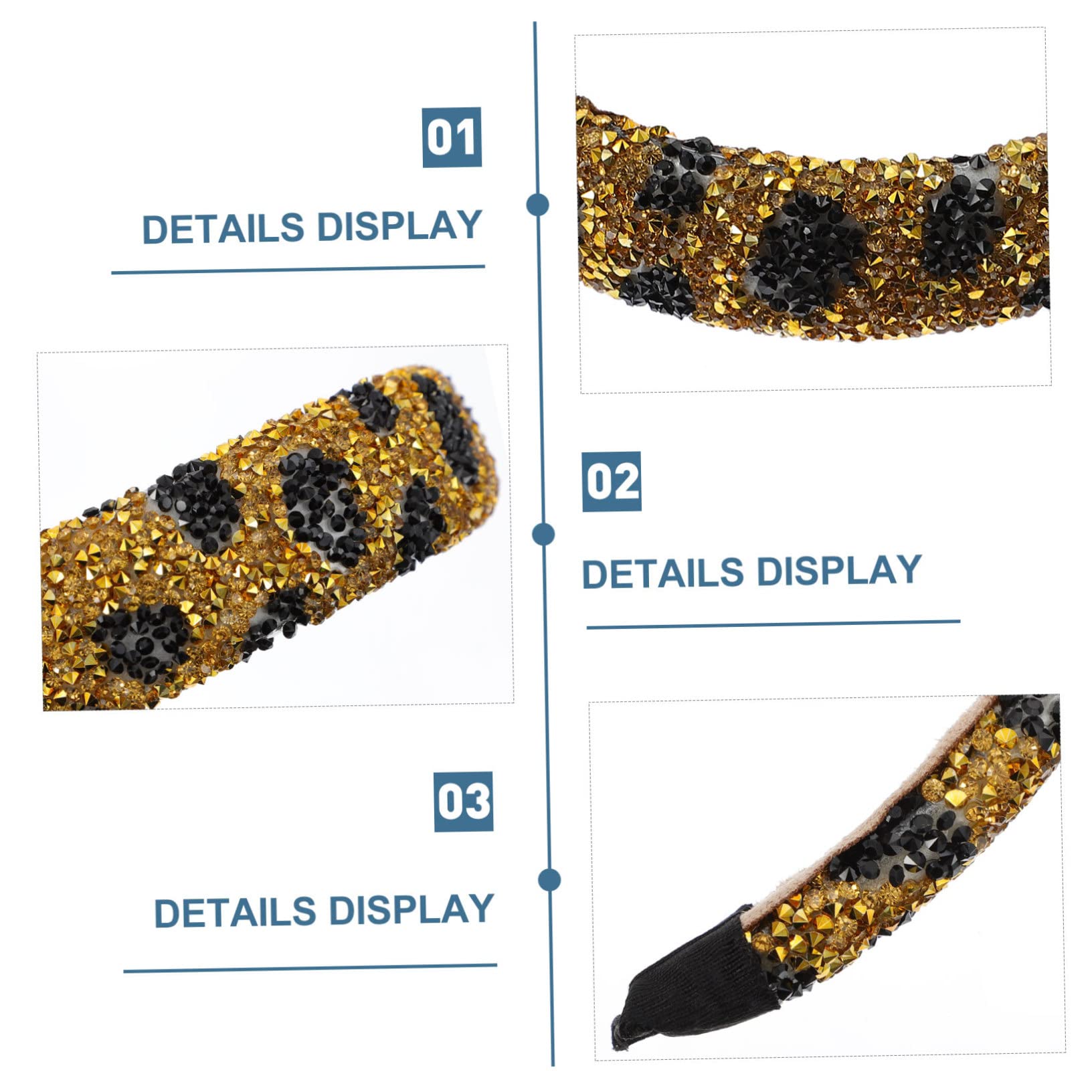 Housoutil 5pezzi Cerchietto Pietre e Accessorio Per Per Speciali e Decorazione Per e