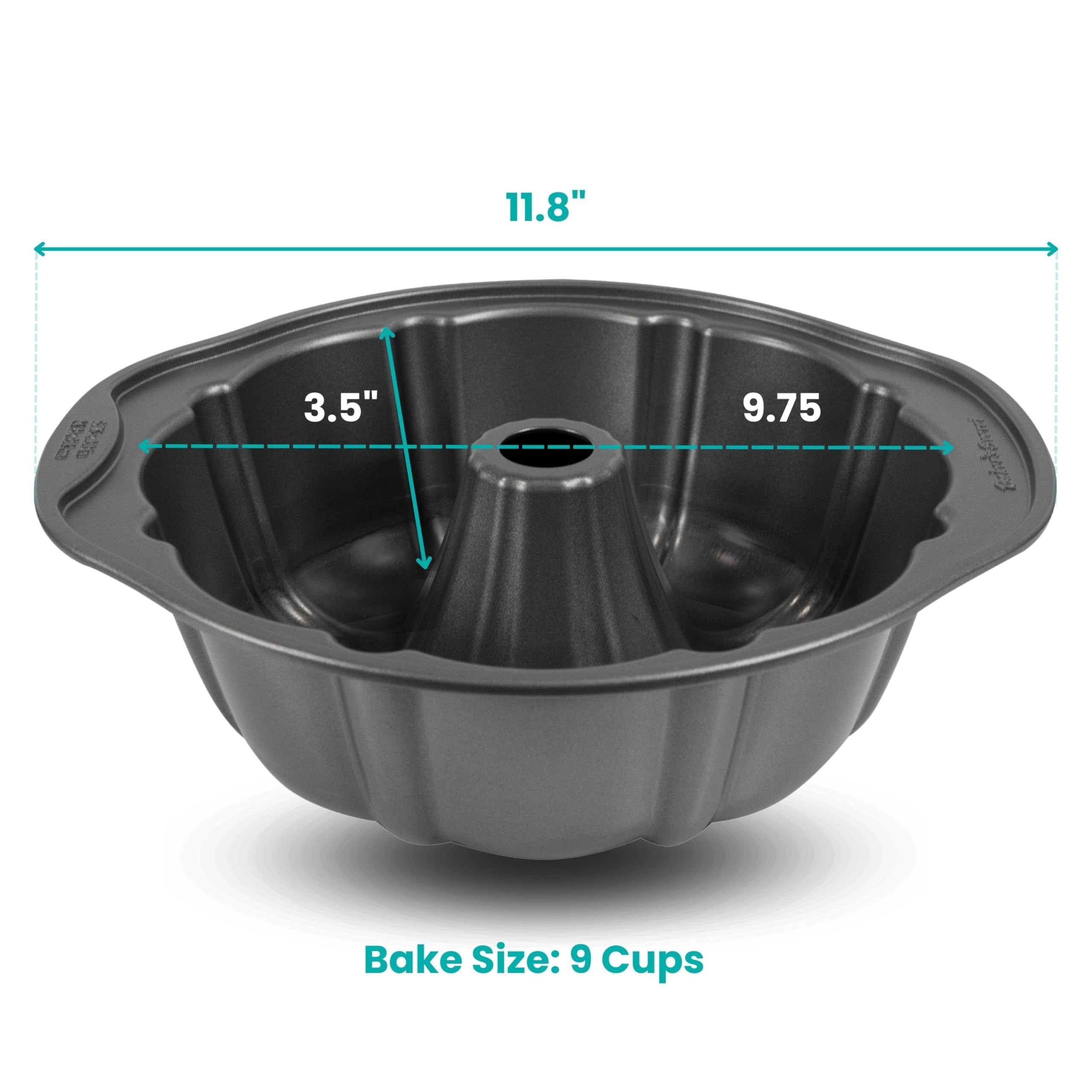 Baker's Secret Fluted Cake Pan 9.75