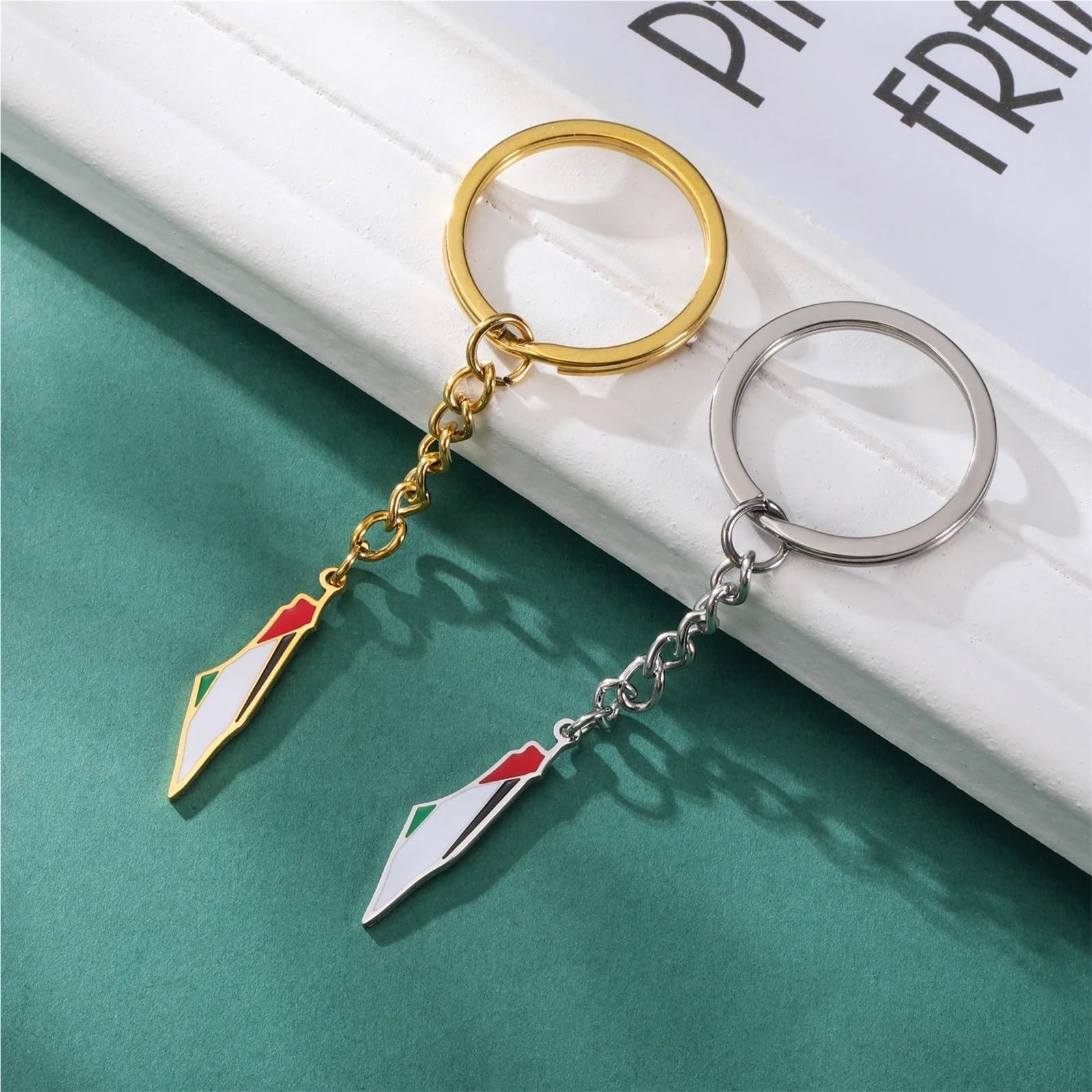 Llavero Bolso Map Pendant Keychains Stainless Steel Country Geography Keyring For Women Men Patriotic Charm Jewelry