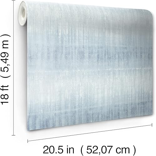 Miniatura 9 de WallPops! Papel pintado azul de Santuario para despegar y pegar