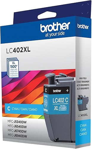 Miniatura 6 de Brother Cartucho de tinta cian de alto rendimiento LC402XLC