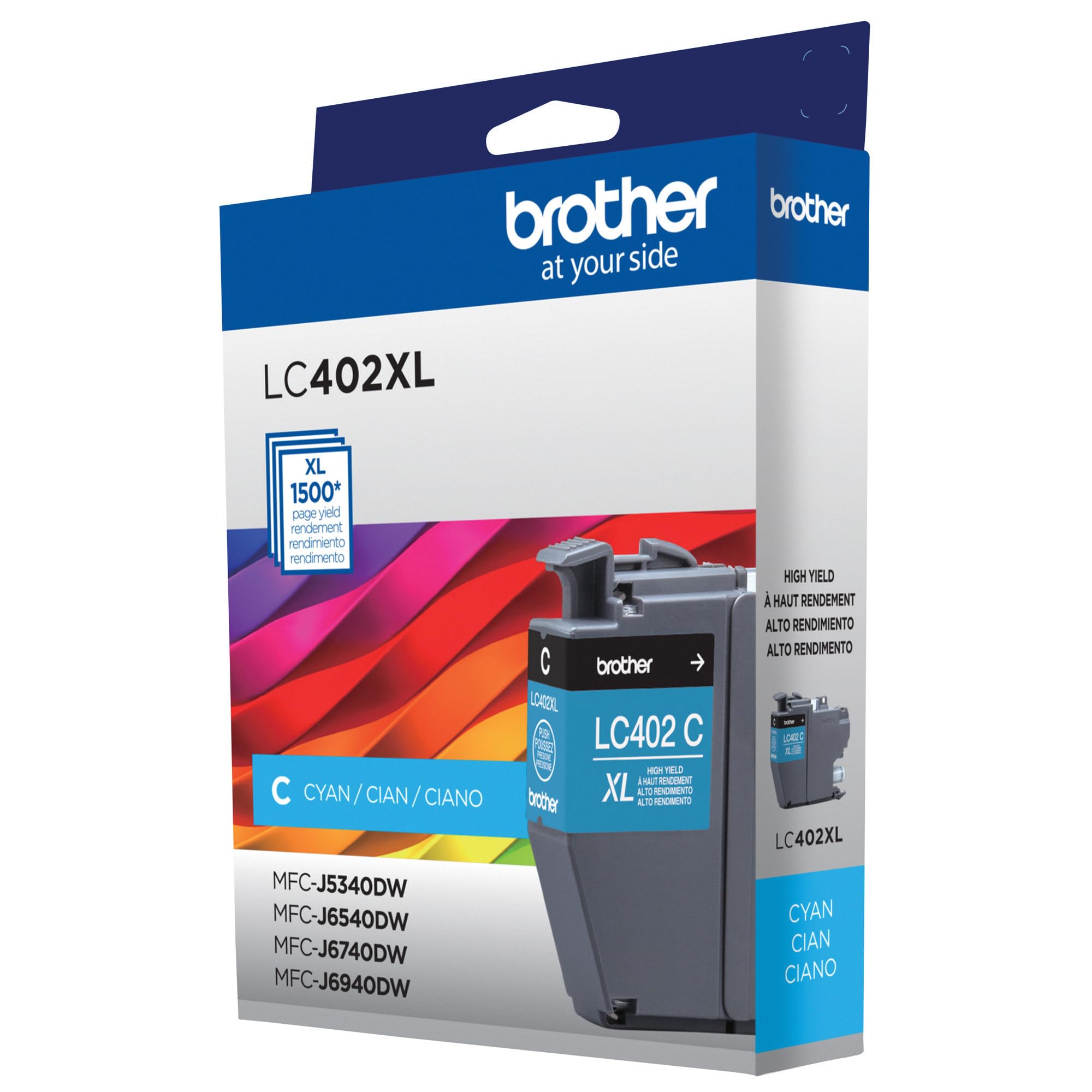 Brother Cartuccia d'inchiostro originale LC402XLC ad alta resa ciano