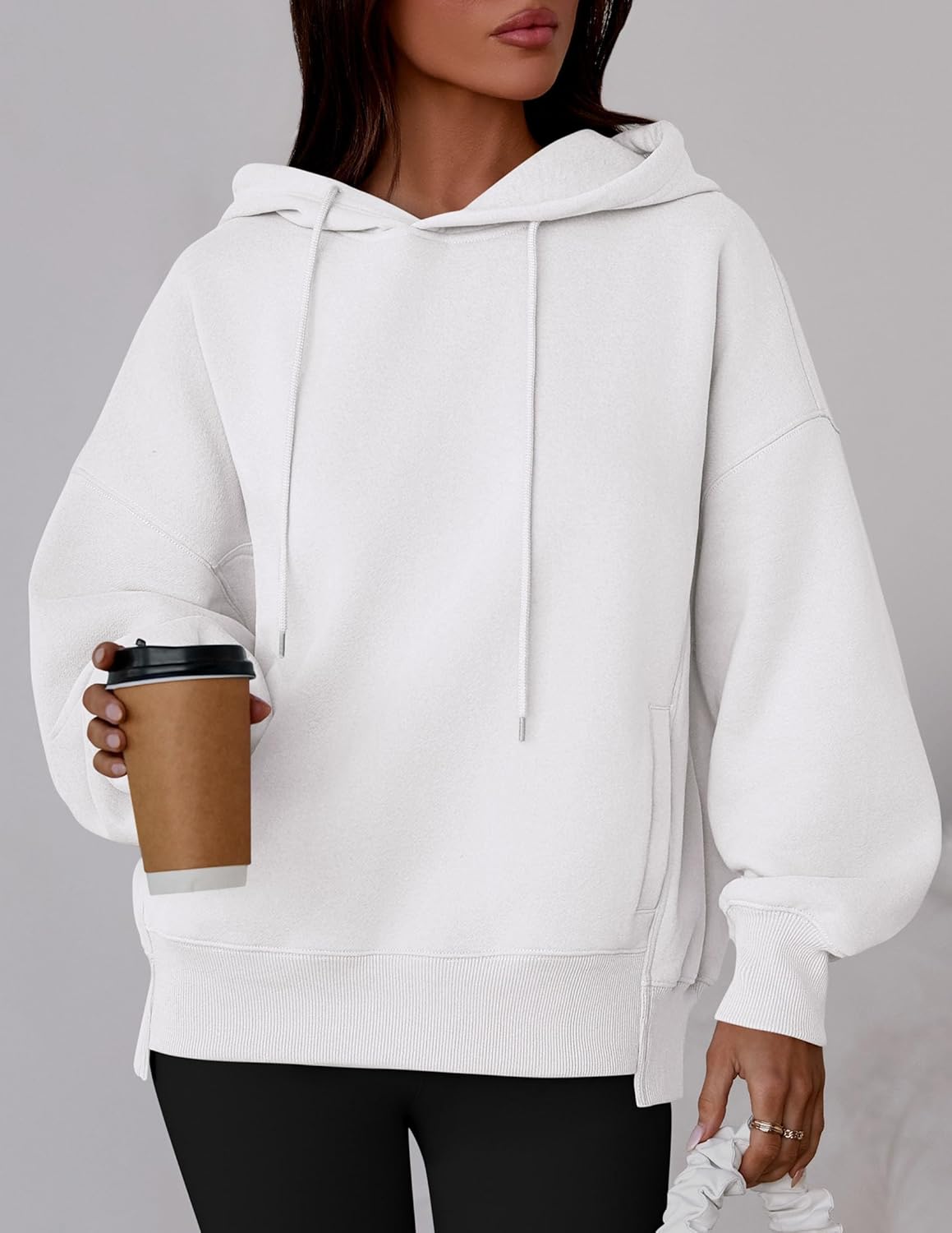 PRETTYGARDEN Women's 2025 Fall Fashion Oversized Hoodies Sweatshirt Fleece Long Sleeve Going Out Tops Trendy Winter Clothing - Image 6