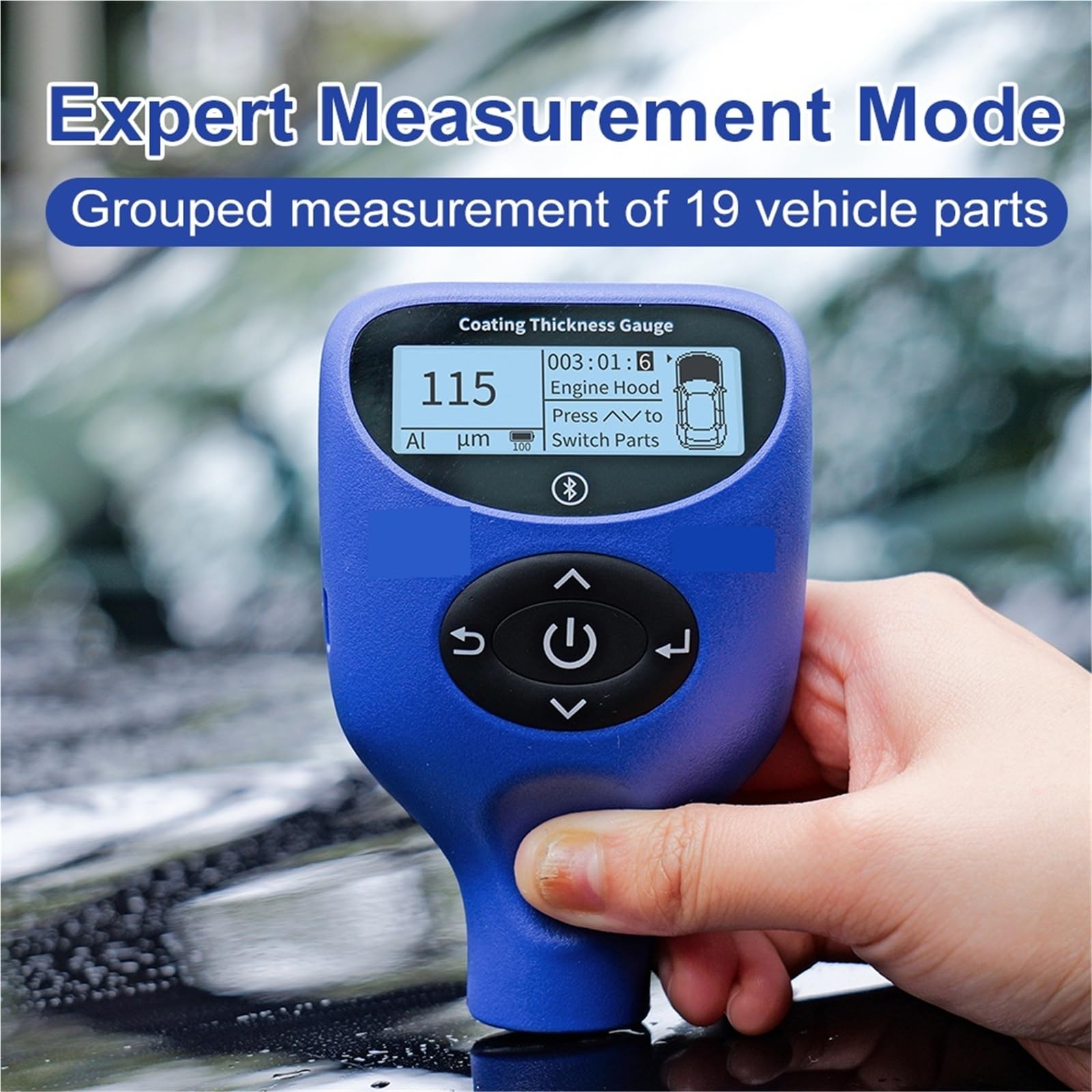 Tester per Vernice Auto ad Alta precisione, misuratore di Spessore del Rivestimento Professionale per acquirenti di Auto usate
