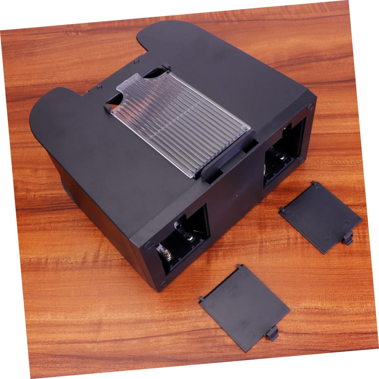 COSMEVIVI Electric Poker Tool Automatic Card Machine for Bridge Poker Size Battery Operated Push Button 6 Decks