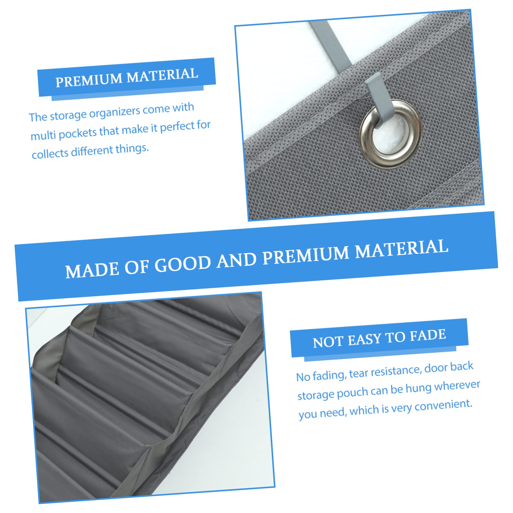 SOLUSTRE 1Set Multi Hanging Storage Organizer Over the Door Shoe Pouch with Detachable Hooks for Efficient Space Saving Storage Bedroom Bathroom Kitchen