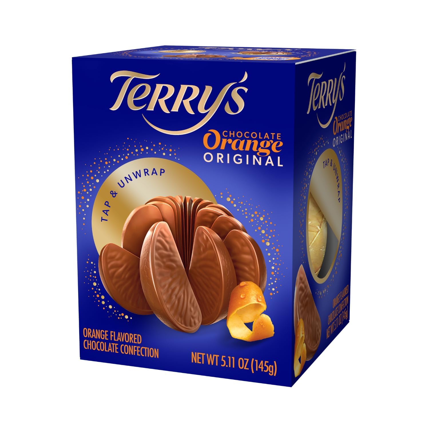 Terry's Milk Chocolate Oranges - Pack of 12-5.11 oz Per Orange of Delicious Tasting Chocolate - Stocking Stuffer and Party Favors - Great for Sharing with Friends and Family