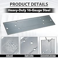 Vista 3 de Herramienta plegable de 12 pulgadas Herramienta de doblado de metal de acero Doblador de chapa para HVAC Doblado Formando 3/8 y 1 Profundidades