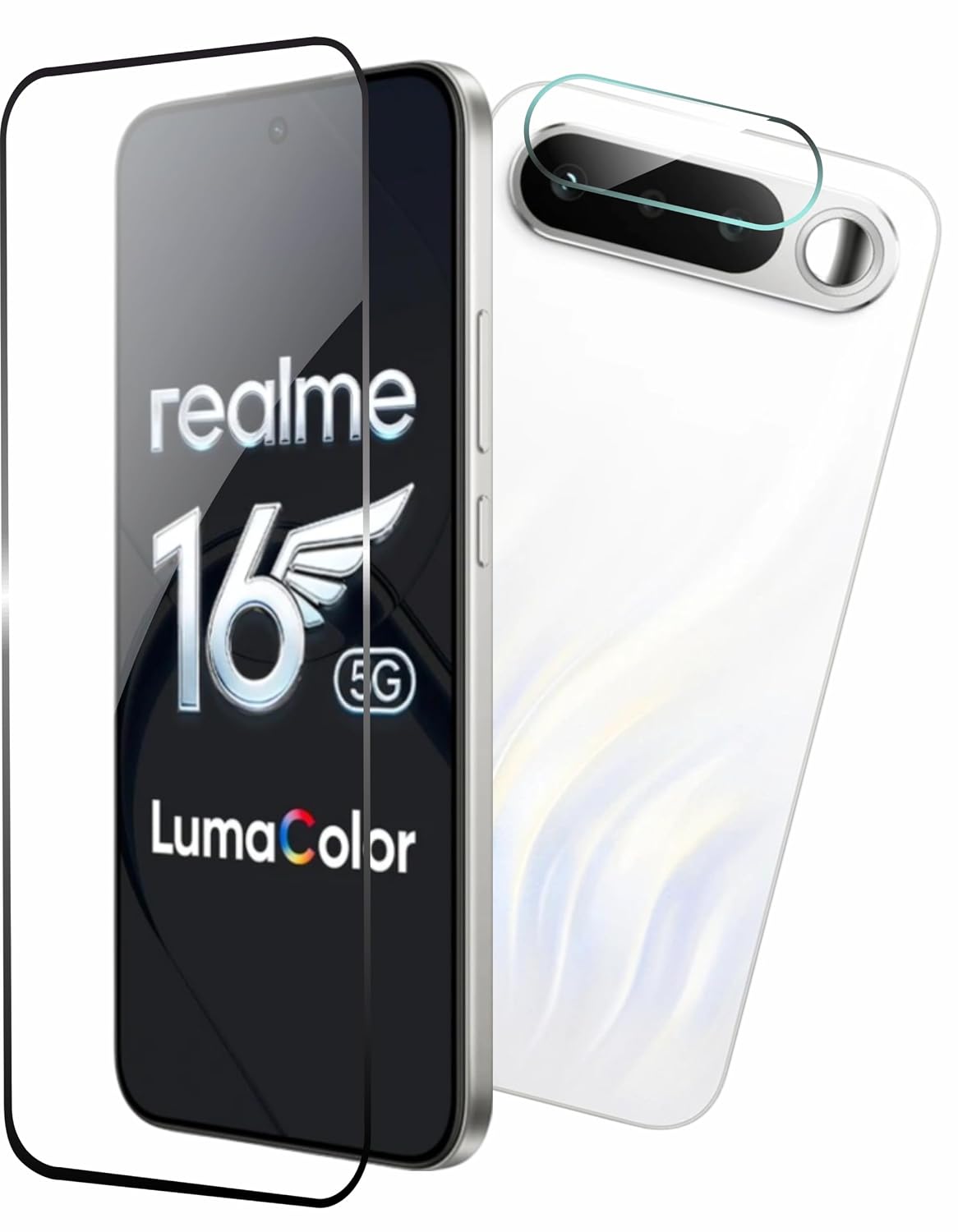 LiteKart Tempered Glass Screen Protector Compatible For Realme 16 5G | With Camera Lens Protector Screen Guard Pack 1+1 - Review, Price and Buying Guide