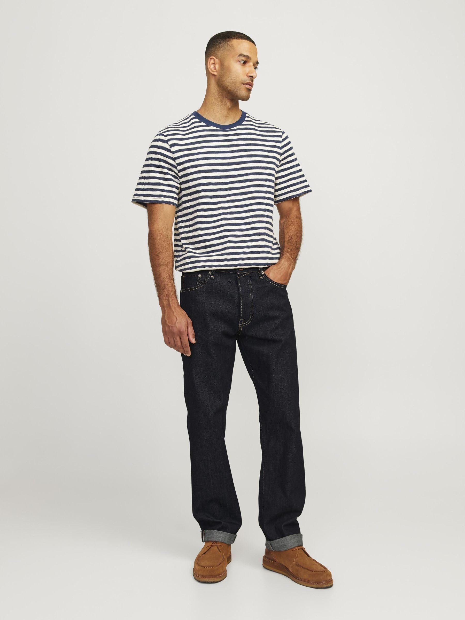 JACK & JONES Relaxed Fit Jeans RDD Royal RI 324 Selvedge Relaxed Fit Jeans