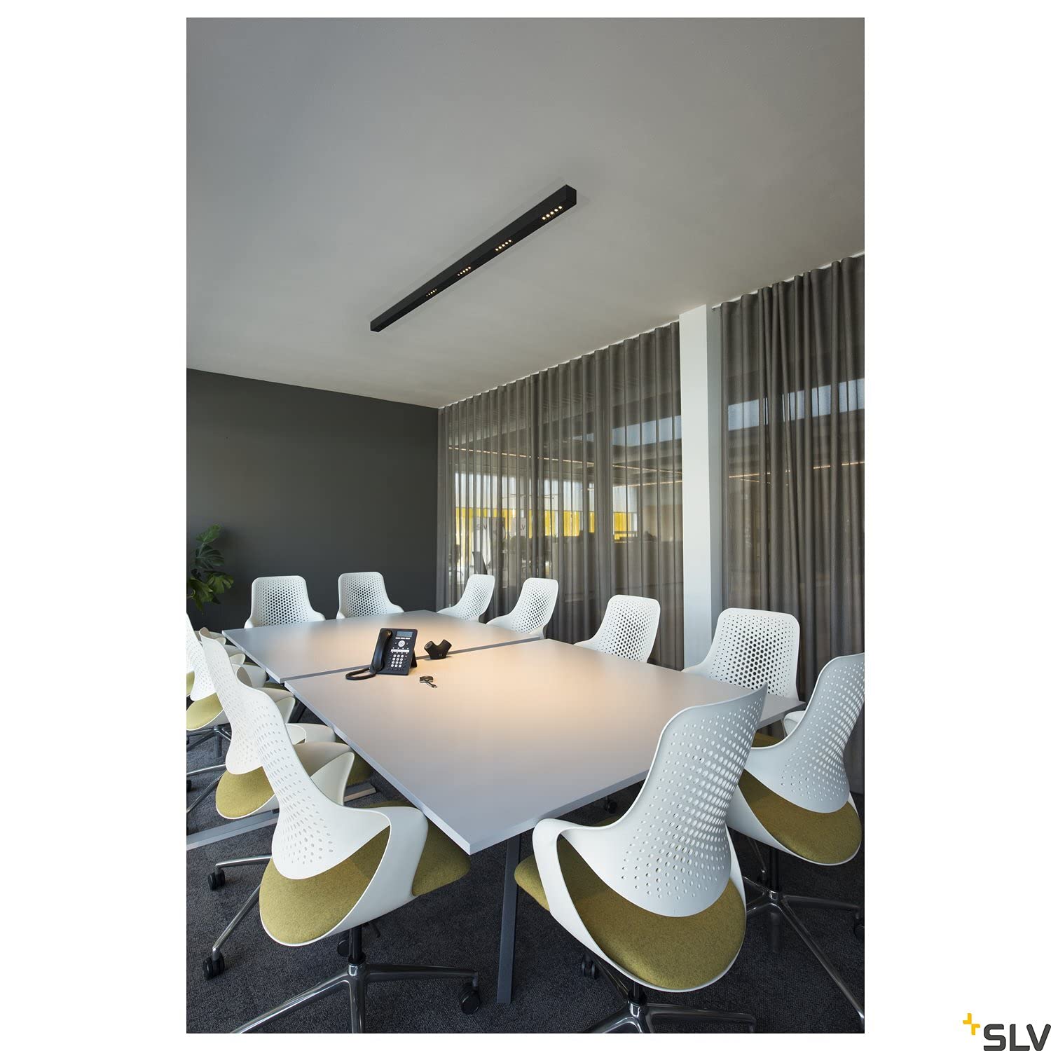 Luminaria Lineal Led Superficie | Iluminación Oficinas | Slim Rus