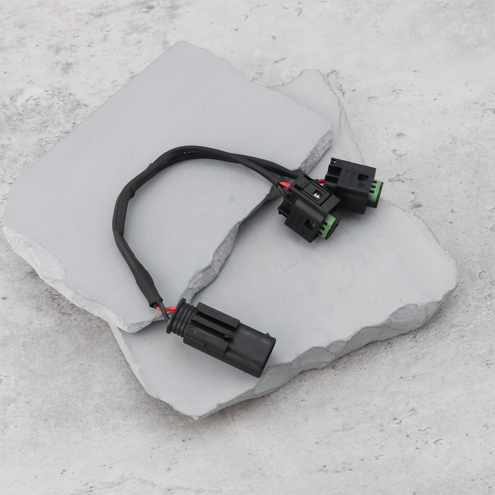 OTOTEC Cavo Adattatore AUX A Y Per Motociclette Da 12 V Compatibile Con BMW R1200GS R1250GS Manopole Riscaldate Navigatore Satellitare GPS 20 Cm
