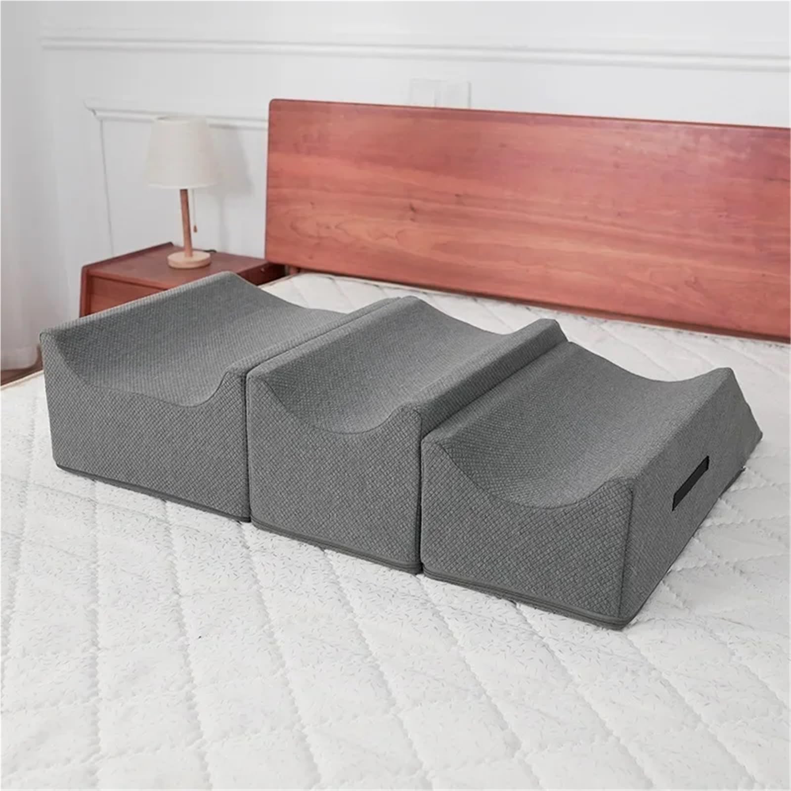 Cuscino for gamba rialzata in spugna ad alta elasticità for riabilitazione ginocchio dopo intervento chirurgico gonfiore schiena relax cuscino per gambe(40 * 74 * 24cm)