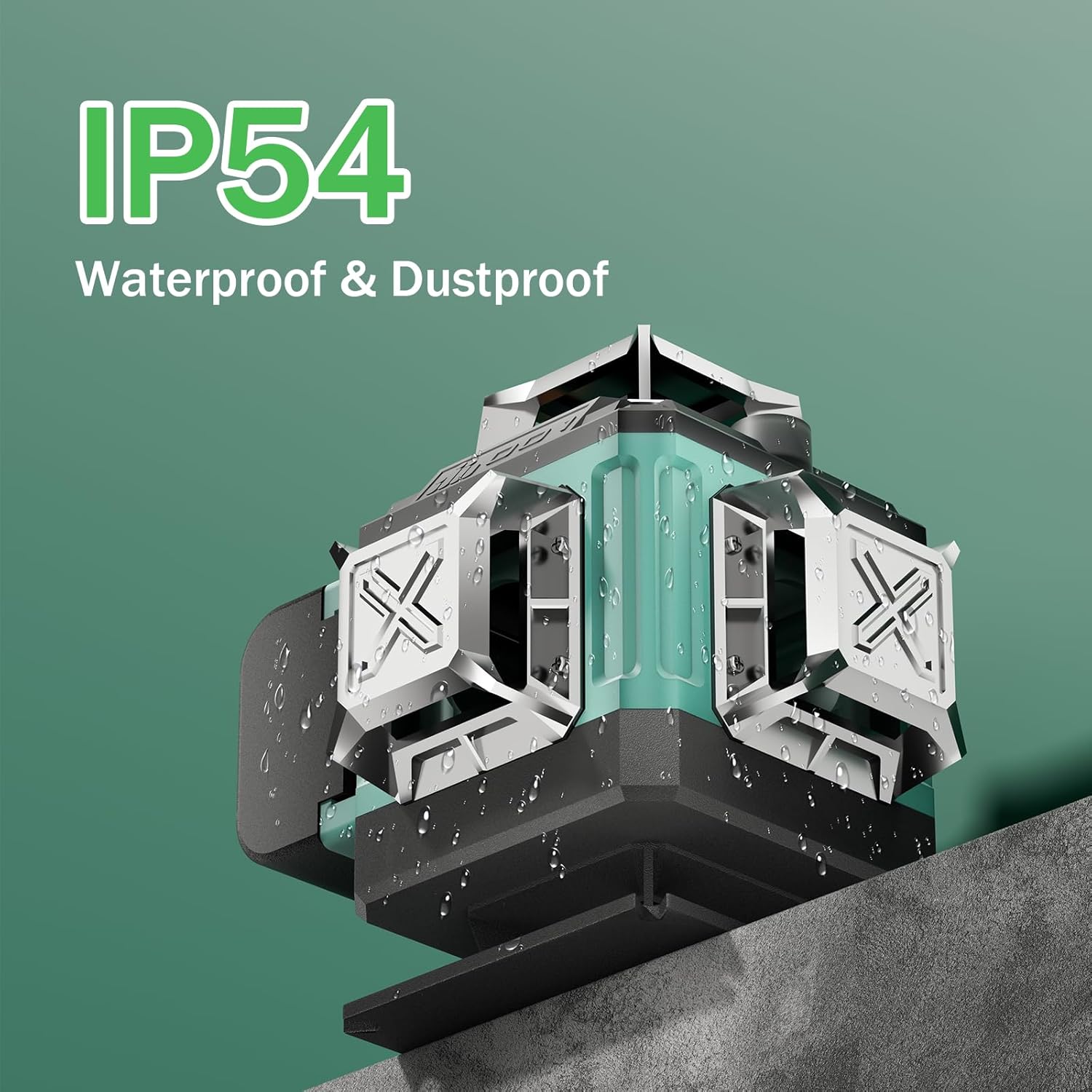 16 Lines Laser 360 Level Self Leveling, 4x360° Professional 4D Green Cross Line laser Level for Construction and Picture Hanging with 2 Batteries,Magnetic Bracket & Remote Control