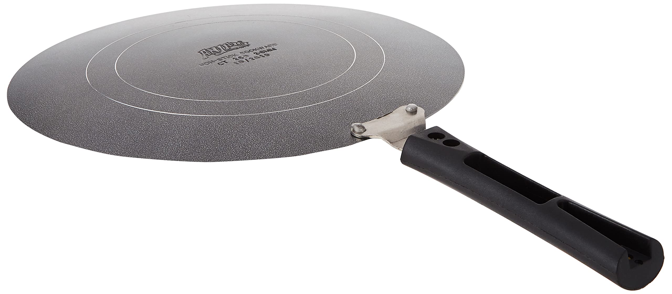 Anjali Diamond Dura Aluminum Non-Stick Roti Tawa (275mm, Black) 2