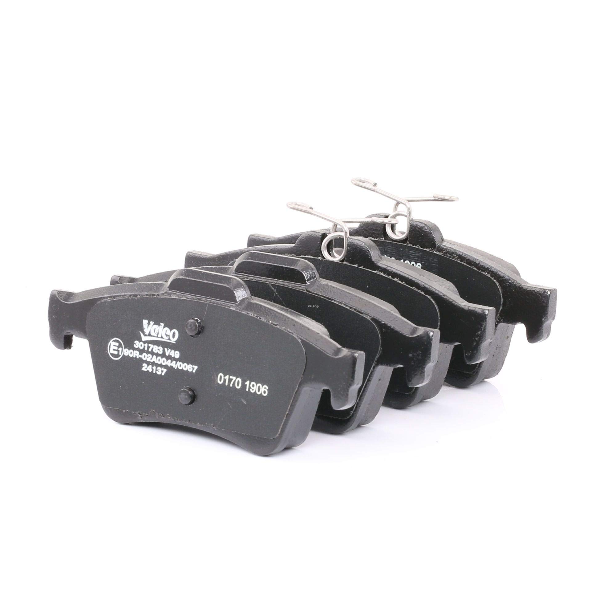 Brake pads Rear Axle 301783 VALEO for FORD JAGUAR CITROËN MAZDA VOLVO CADILLAC