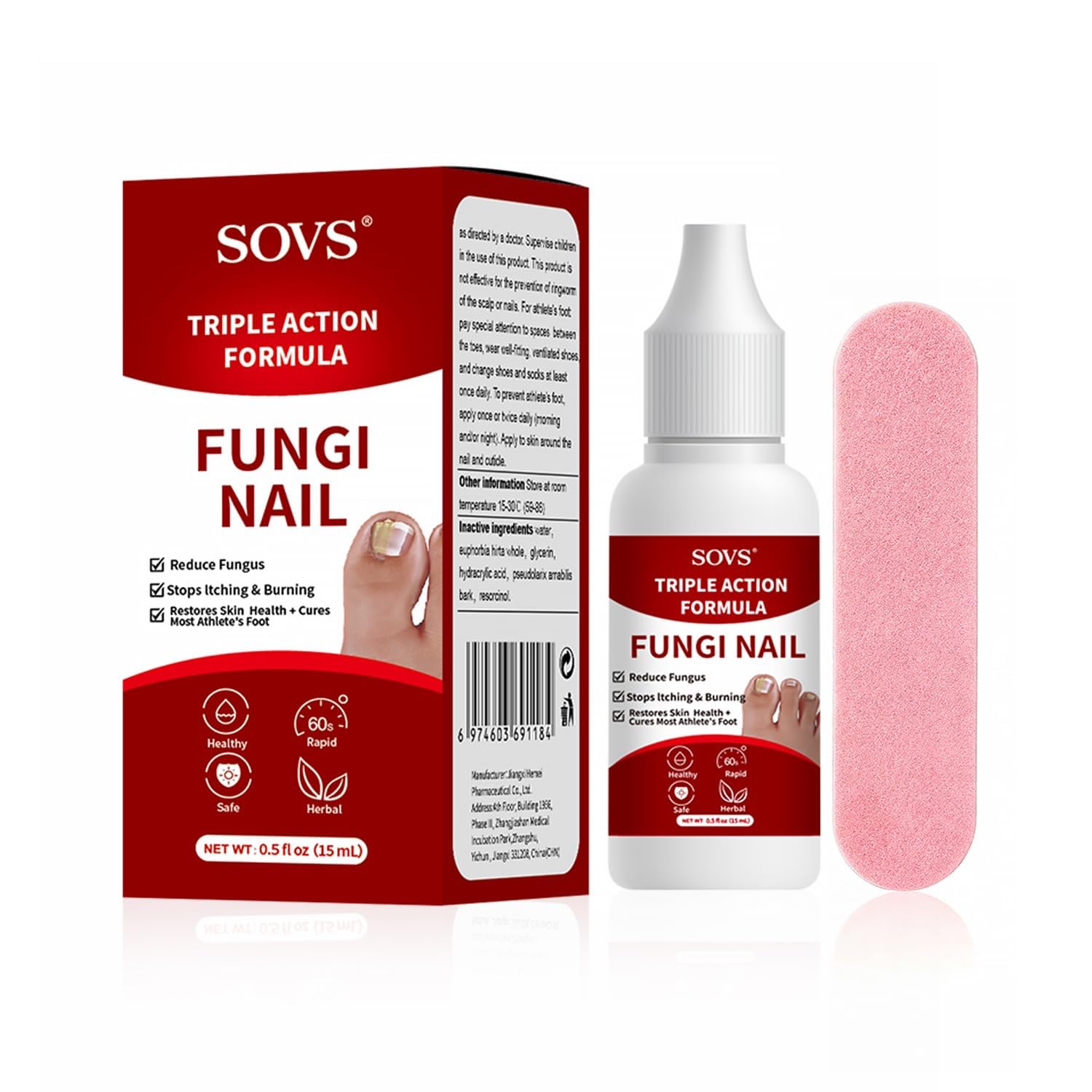 Toenail Treatment,Gentle Formula, Effectively Improves Nails for a More Beautiful Appearance（1pcs）