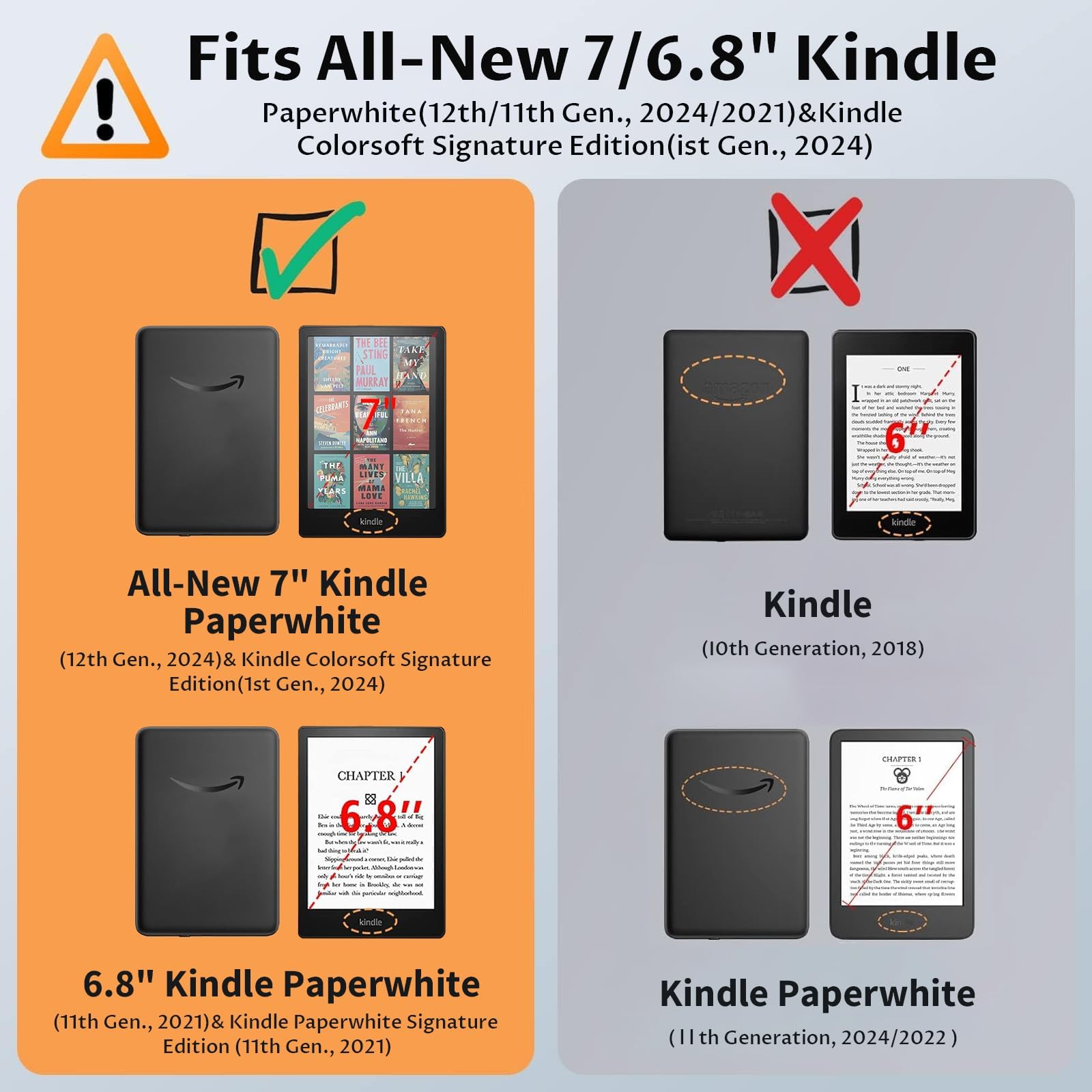 VORI Stand Case für Kindle Paperwhite (11th Generation-2021) und Kindle Paperwhite Signature Edition, PU Leder Hülle Smart Schutzhülle mit Auto Wake/Sleep und Handschlaufe, Grün Blume