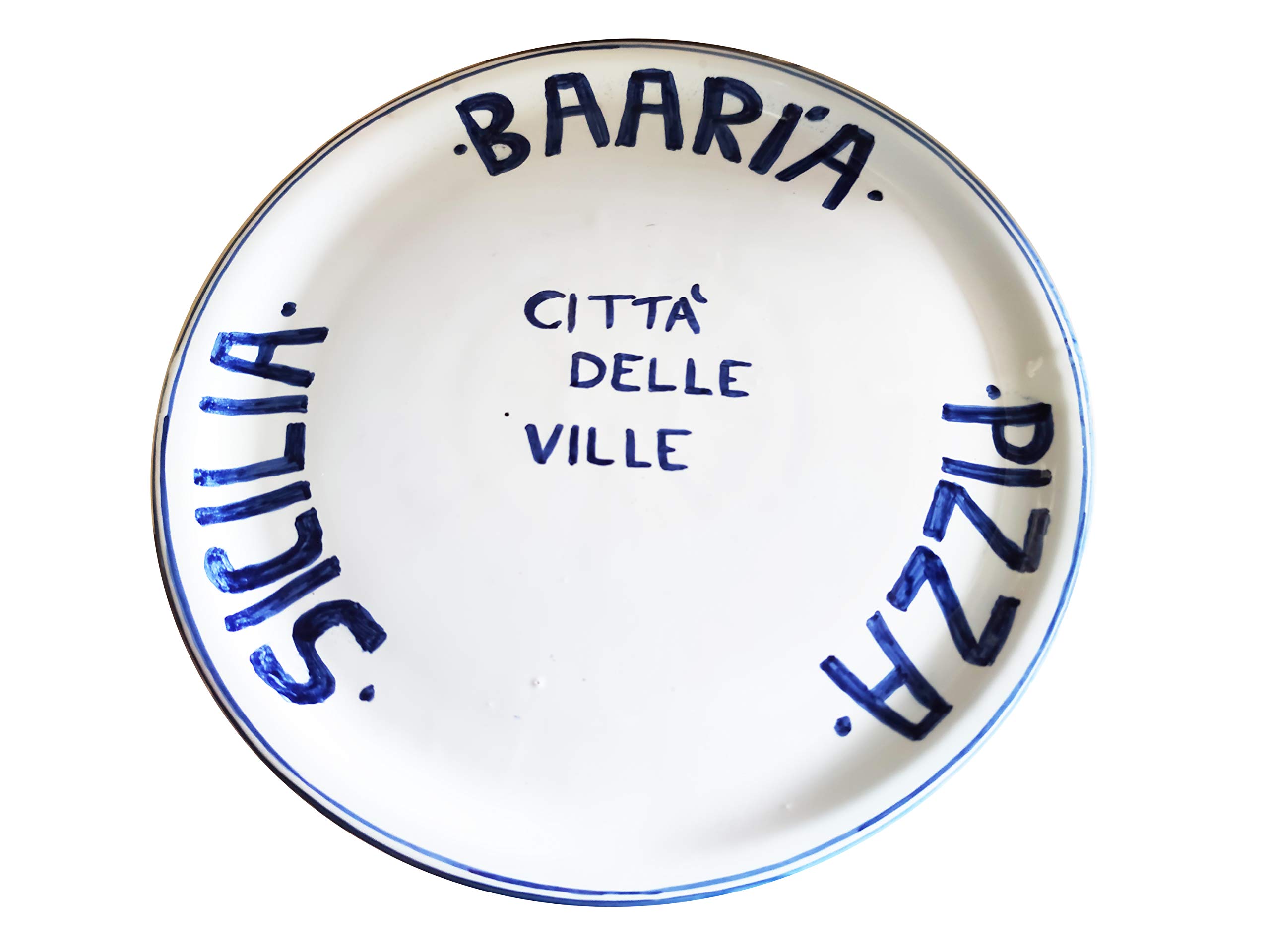 Assiette à pizza Baaria pour vos soirées d'été en terrasse