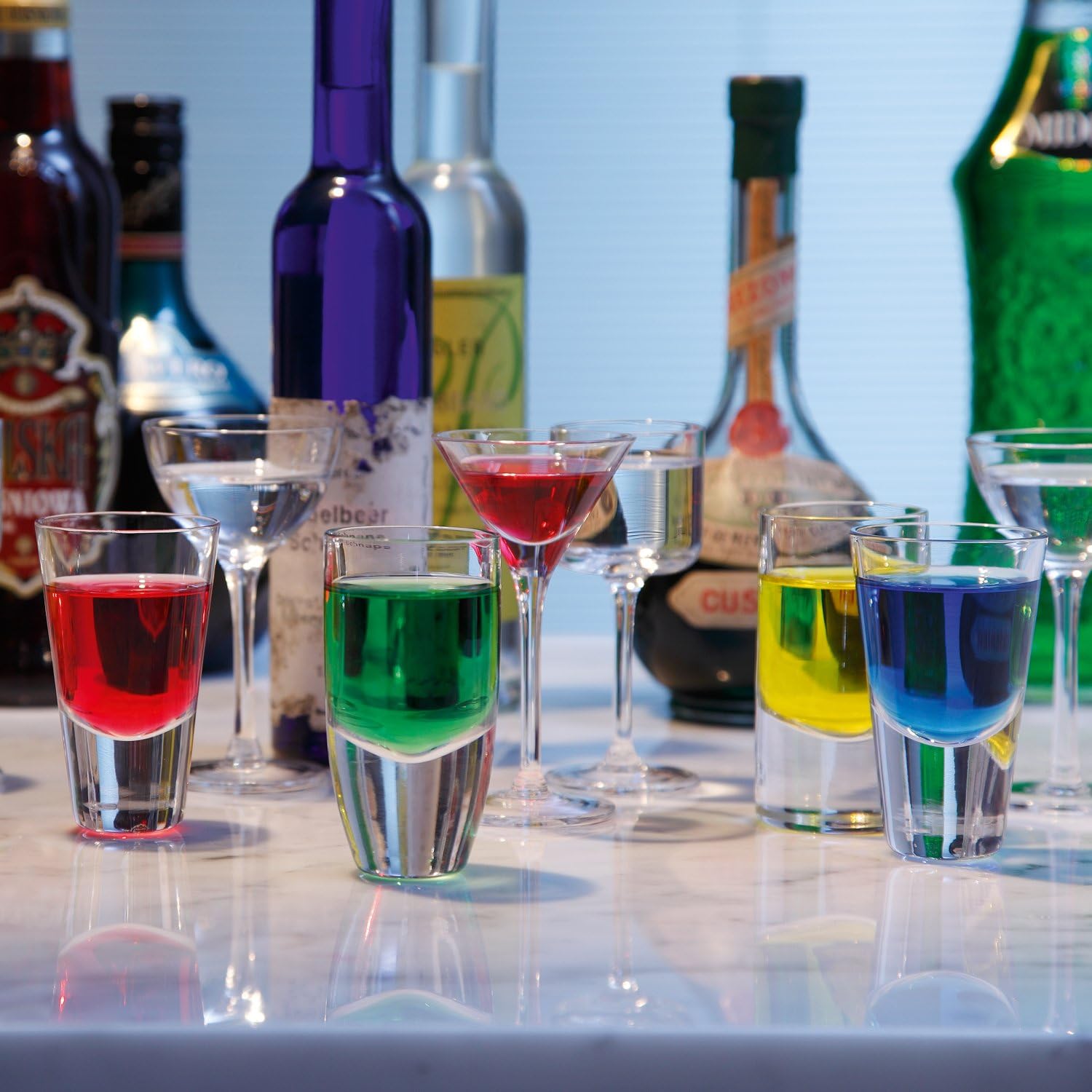 LSA International Lulu Shot Glass 1.8-1.9 fl oz Clear Assorted x 4