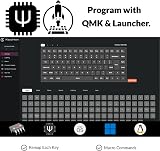 Keychron K3 MAX 75% Teclado Mecánico Inalámbrico Personalizado, 2.4 GHz Conexión Bluetooth por Cable QMK Programable, Marco de Aluminio Interruptores Gateron Rojos para Mac/Windows/Linux-ES Layout - 4