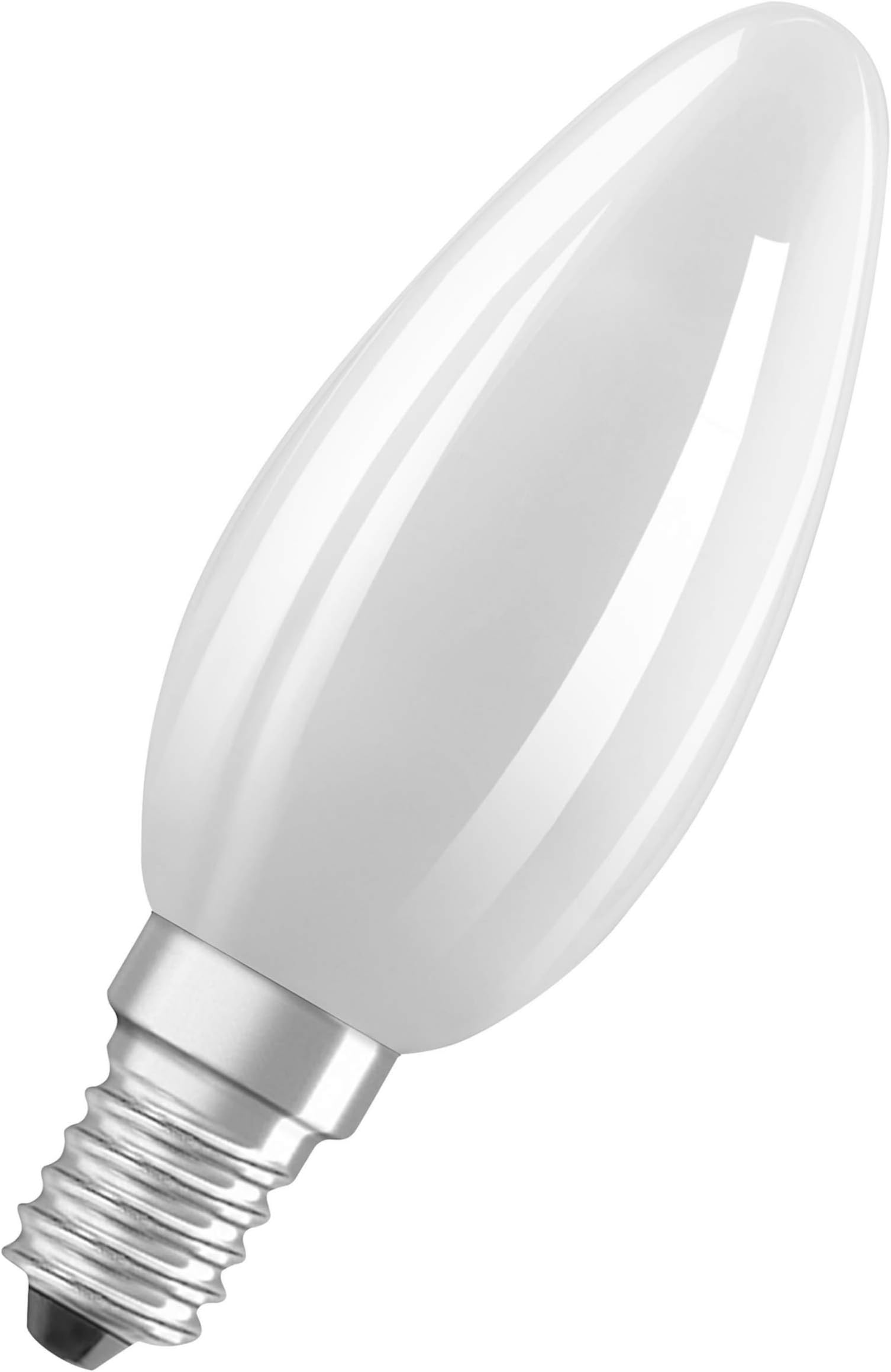 OsramLED lamp/Base: E14 / Warm White / 2700 K / 5 W/replacement for 40 W Incandescent bulb/frosted/LED Retrofit CLASSIC B DIM [Energy efficiency class A+] / pack of 10