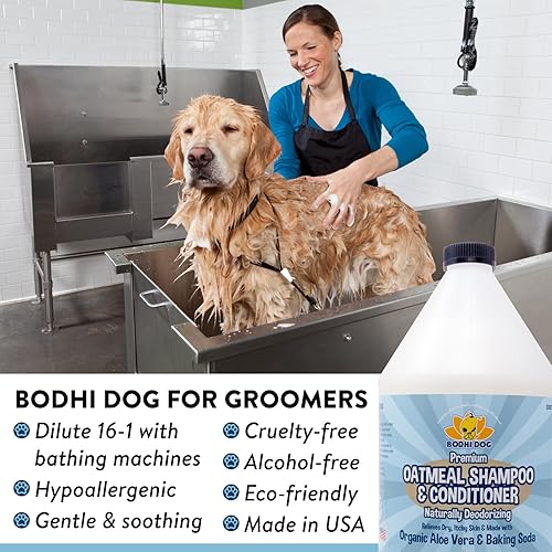 Miniatura 6 de Bodhi Dog Champú y acondicionador de avena  Desodoriza naturalmente perros, gatos y mascotas con ingredientes orgánicos  Calma e hidrata la piel