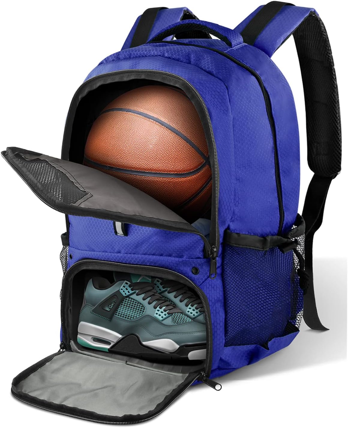 BROTOU Premium Soccer Bag, Soccer Backpack with Separate Cleat and Ball Compartment, Backpack for Basketball & Football & Volleyball & Handball