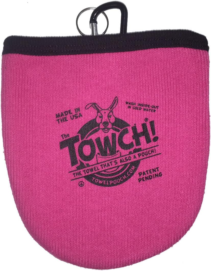 Towch Golf Golf Towel Pouch - (Perfect Pink)