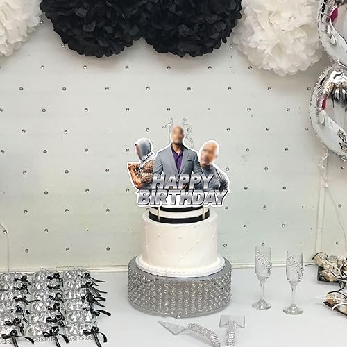 Miniatura 6 de Dwayne The Rock Johnson - Juego de decoraciones de fiesta, tema de actor Dwayne, suministros de cumpleaños para fiestas de fanáticos de Dwayne