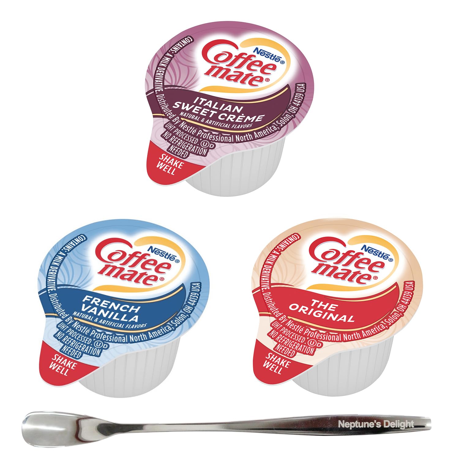 Coffeemate Liquid Creamer Cups 72 Count 3 Flavor Variety