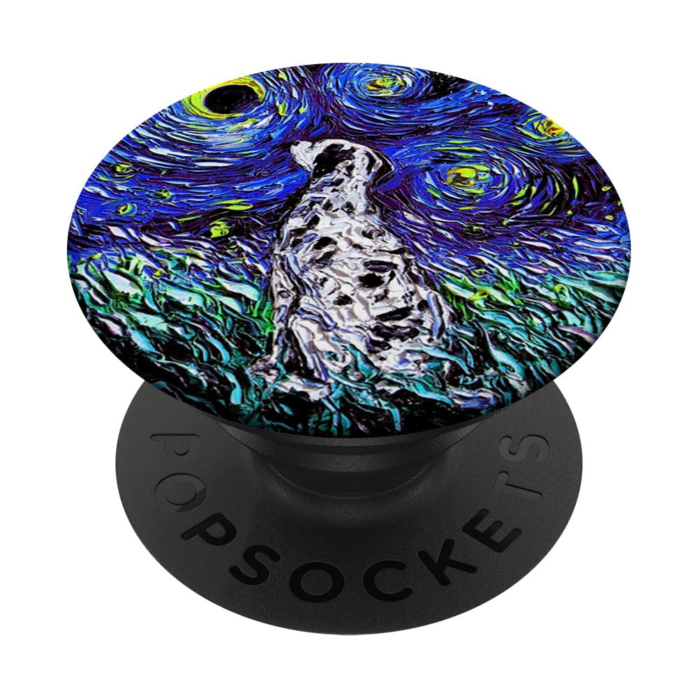 Cool Dalmatian Art Design Best Trendy Gift For Dog Lovers PopSockets PopGrip: Swappable Grip for Phones & Tablets PopSockets Standard PopGrip