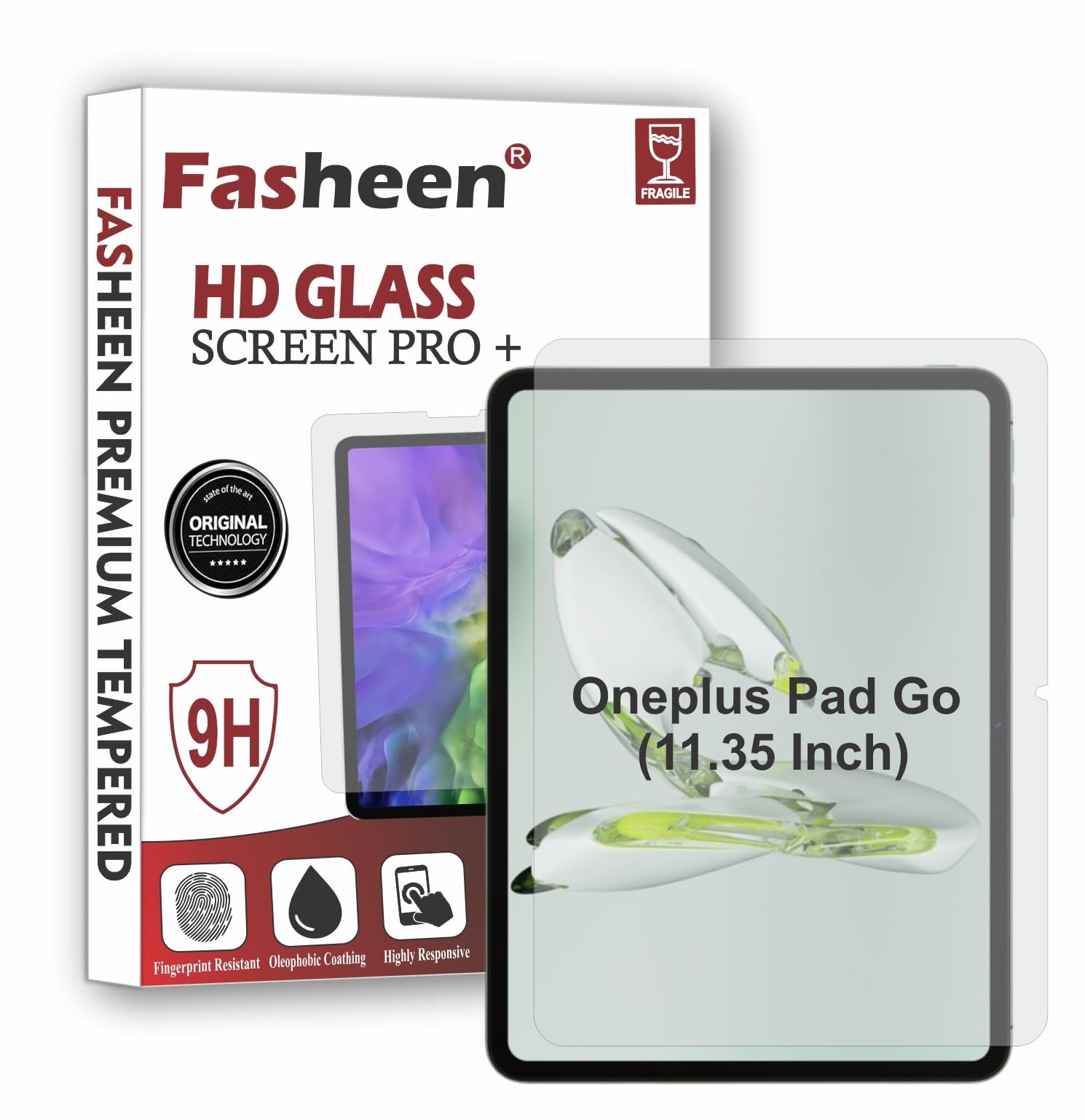 FASHEEN Screen Guard Compatible With OnePlus Pad Go 11.35 Inch, OnePlus Pad Go 2023 Flexible Fiber Screen Protector Not a Tempered Glass, Not Edge to Edge ScreenGuard. (B0D2S7ZG3X) Amazon Price History, Amazon Price Tracker