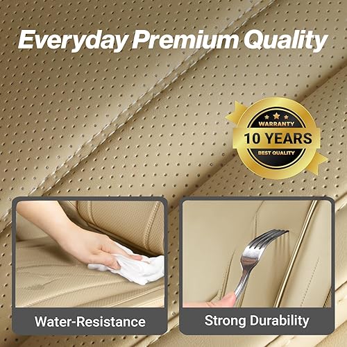 Miniatura 4 de Coverland Fundas de asiento de automóvil personalizadas compatibles con BMW X1 2013-2025, funda de asiento impermeable de espuma viscoelástica