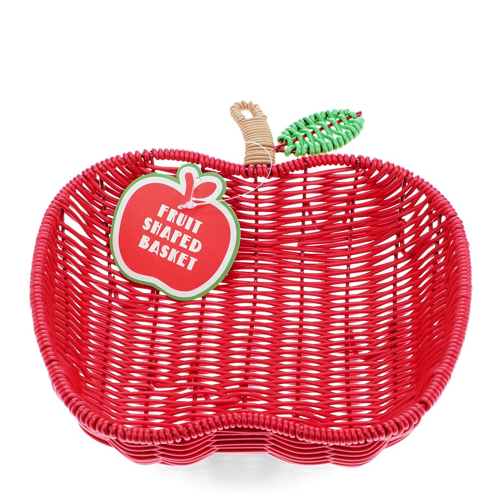 Rex London Summer fruit woven basket - Apple