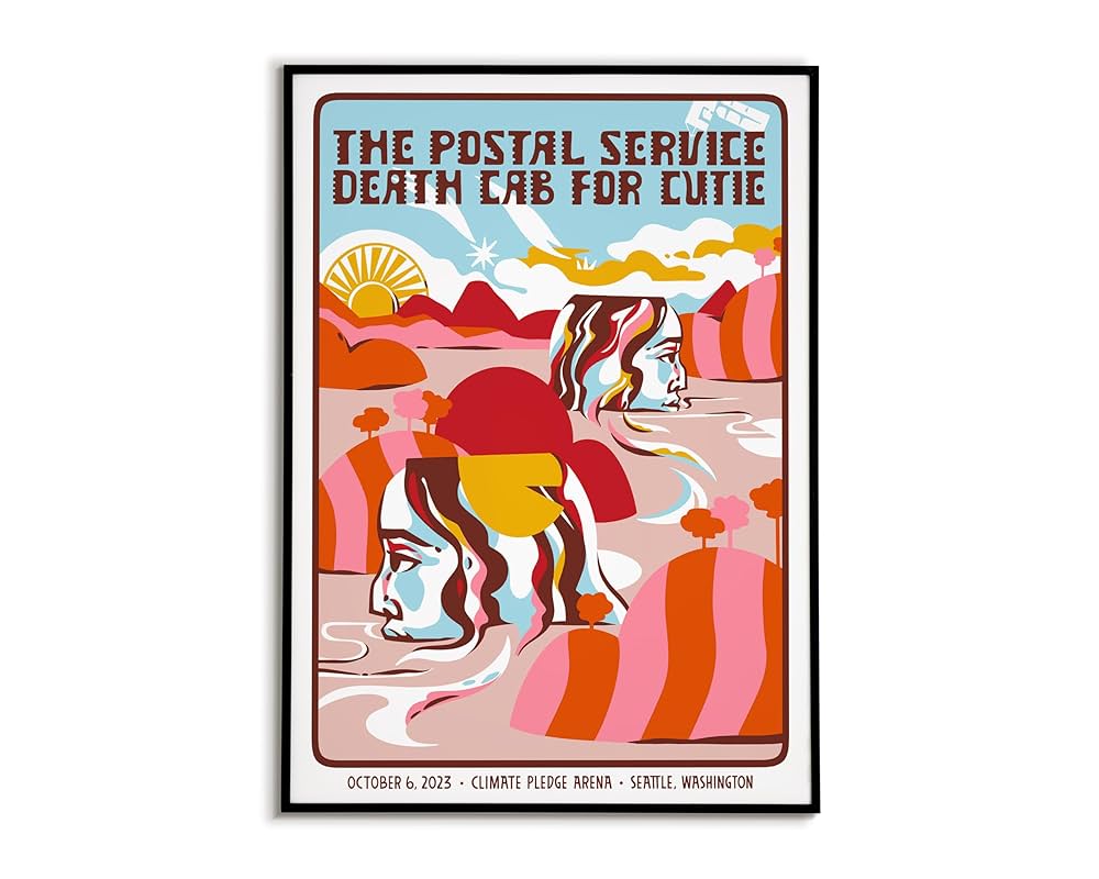 Death Cab for Cutie Summer 2011 ポスター Amazon.com: Death Cab for Cutie concert poster, Death Cab