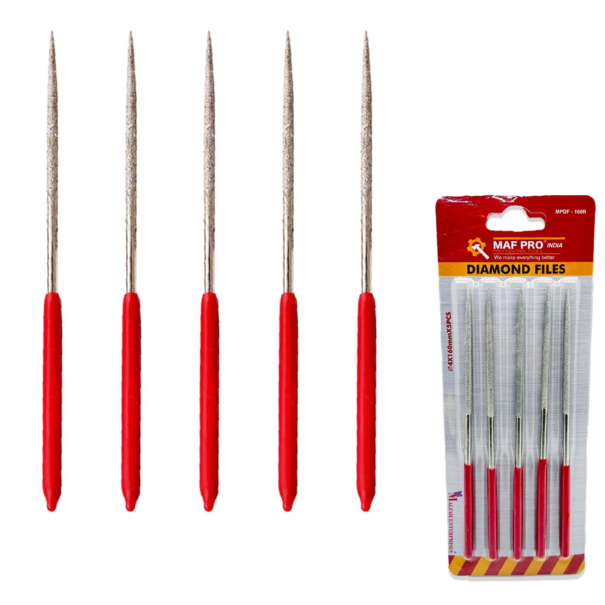 See full amazon price history chart for Malfah Diamond File Set Needle Round Polishing Grinding Metal Ceramic Glass Gem Stone Jewelry Art and Craft Work HandTool Set Maf (MPDF-160R 4X160MM 5 PCS) Malfah Diamond File Set Needle Round Polishing Grinding Metal Ceramic Glass Gem Stone Jewelry Art and Craft Work HandTool Set Maf (MPDF-160R 4X160MM 5 PCS) (B0CVVS3QRW) Amazon Price History, Amazon Price Tracker