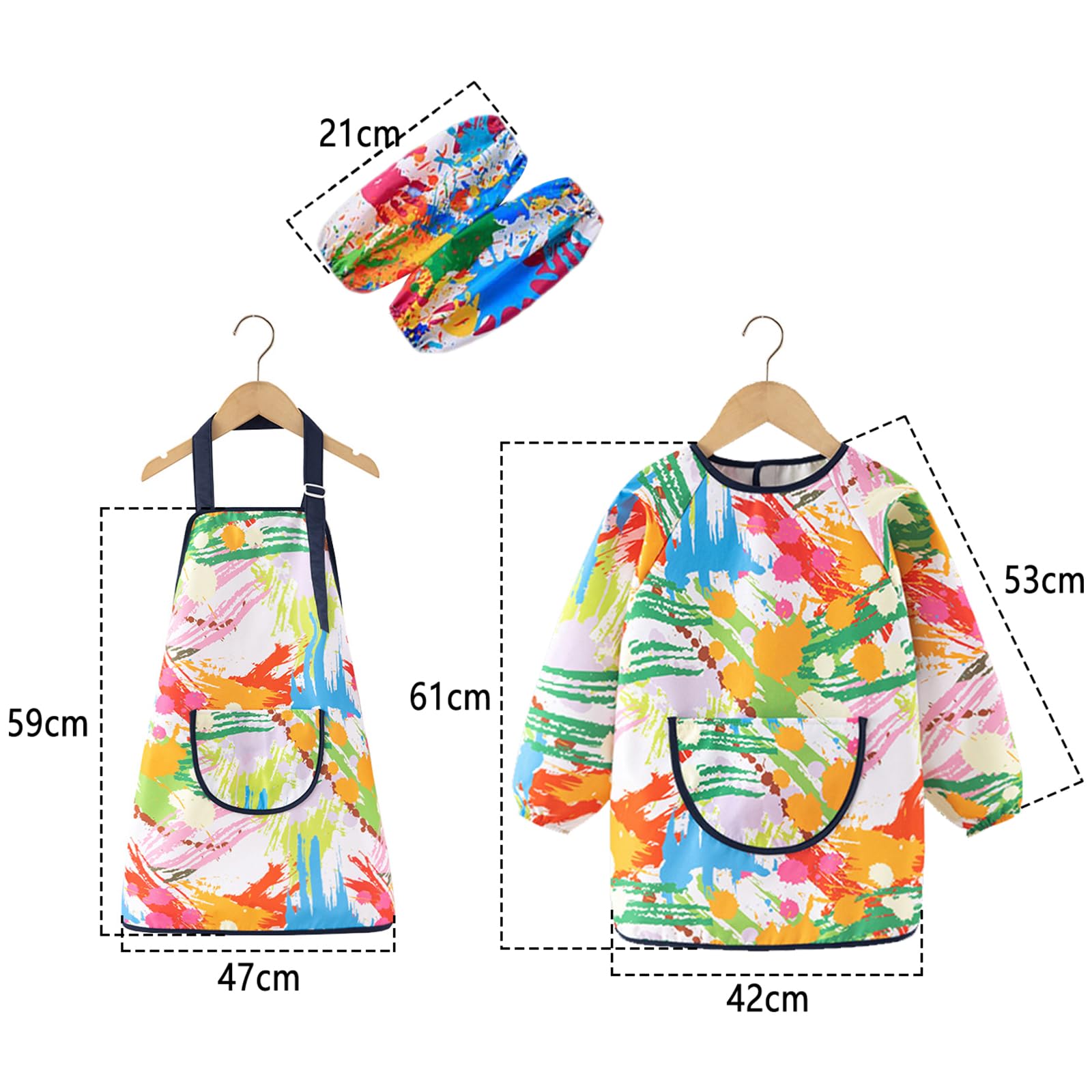 Jicyor Kids Painting Apron - Image 2