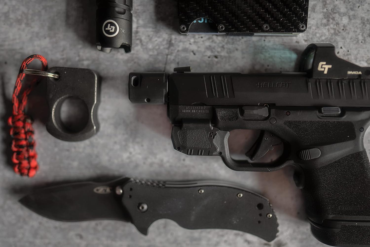 Crimson Trace Laserguard Hellcat with Instinctive Activation for Springfield Armory Hellcat Pistols, Defensive Shooting and Competition