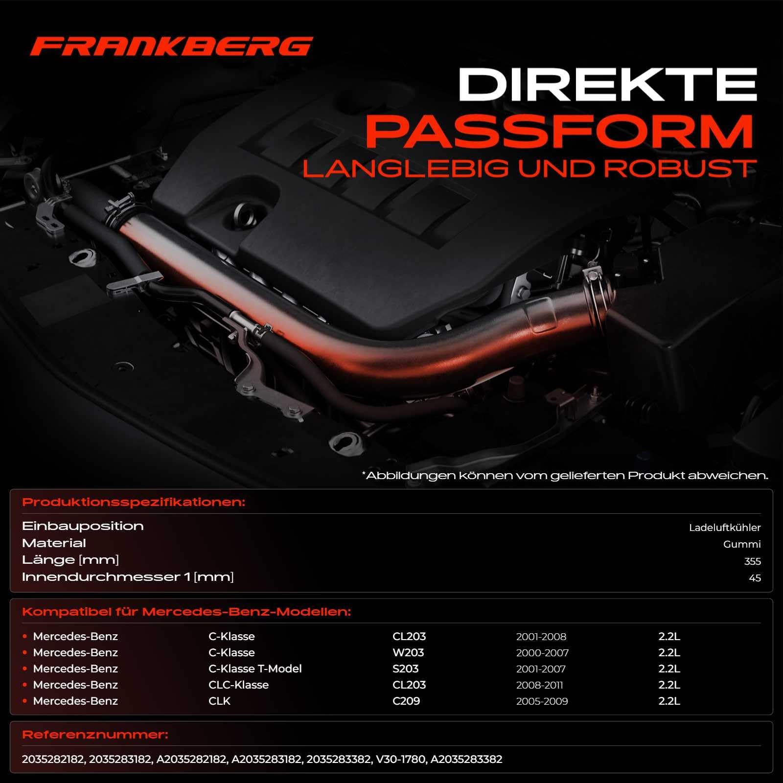 178800R010 Toyota Corolla Verso AR10 Tuyau D'admission D'air Turbo, 25