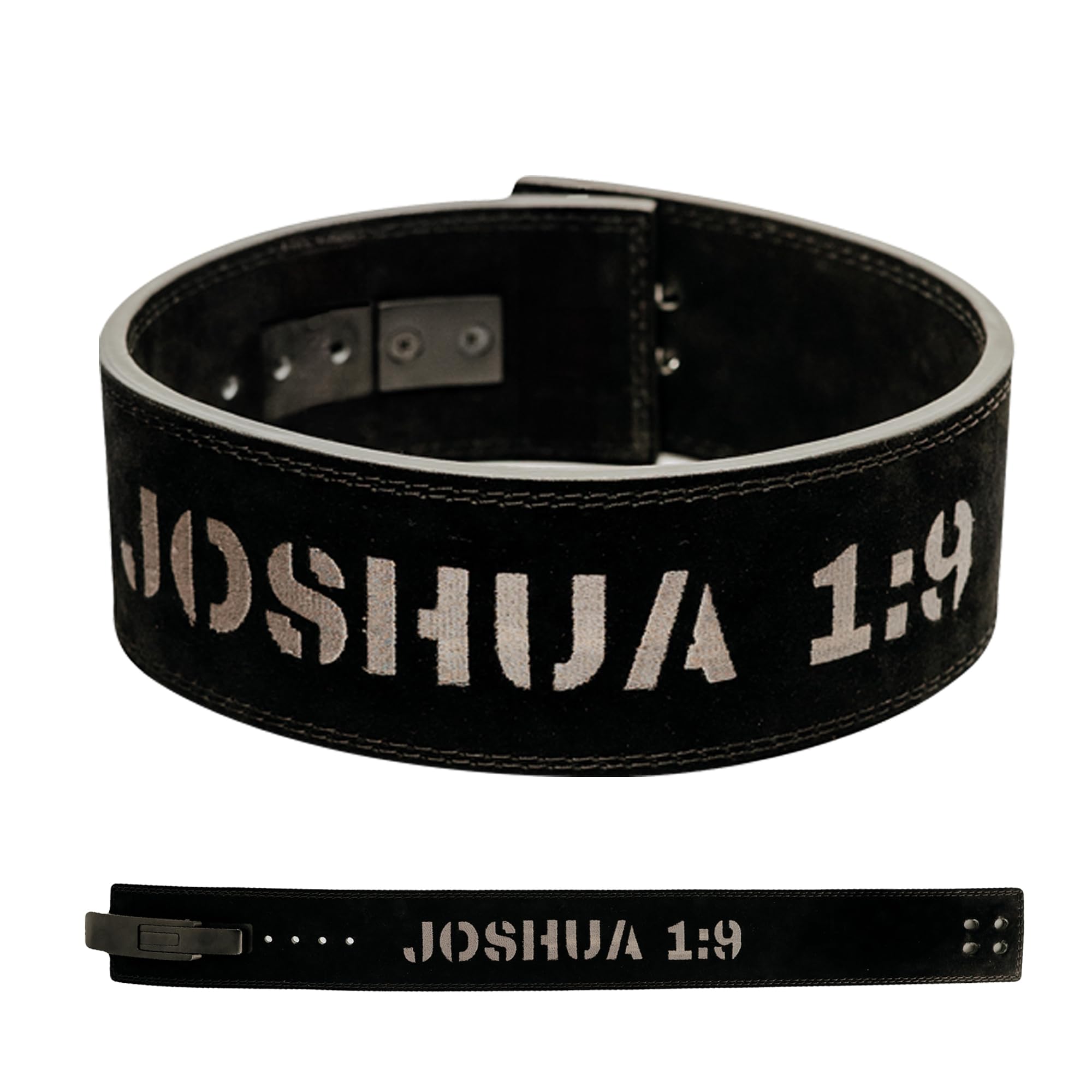 Christian Lever Weight Lifting Belt- 10mm Thick Leather Weightlifting Belt for Men & Women- Durable Leather Weight Belt for Men- High Strength Powerlifting Belt- Squat Belt, Deadlifting Belt (Medium)